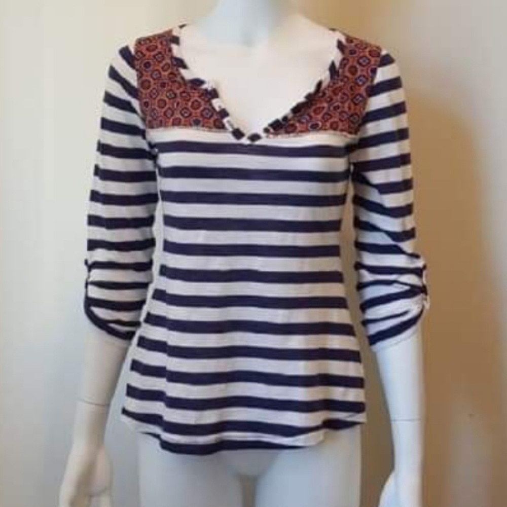 Anthropologie Postmark Top. Size Small